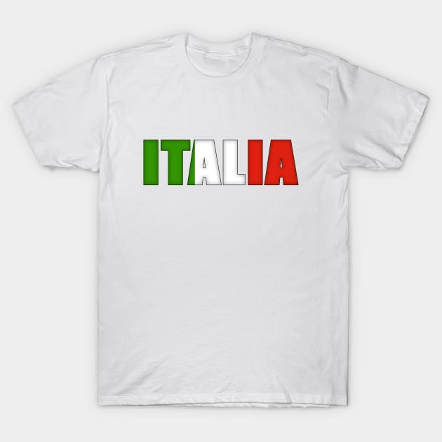 Italy T-Shirt by SeattleDesignCompany